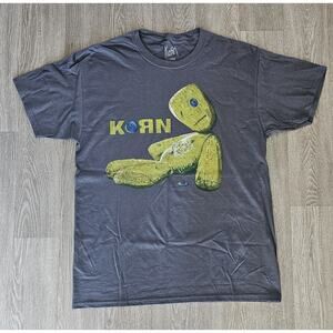 Korn Issues Doll Band Tee Shirt Gray Mens Large